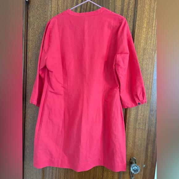 Pink Linen Dress - Picture 2 of 6